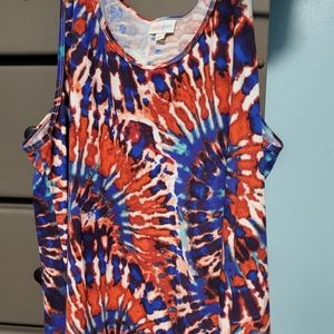 LulaRoe 3x Red/White/Blue Tank